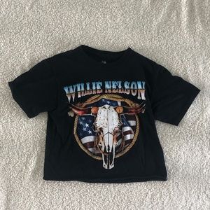 Willie Nelson Cropped Tee